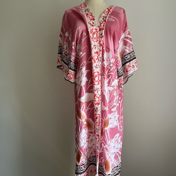 Boho Gypsy Festival Kimono Duster Swim Cover-Up - Picture 1 of 3